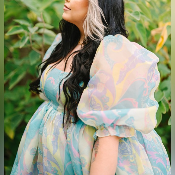 SELKIE electric lady puff dress - Picture 6 of 6